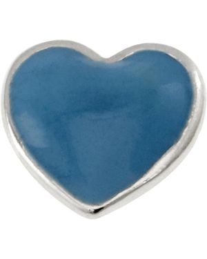 PANDORA Sterling Enamel Heart Petite Charm - Blue