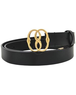 Bally Emblem Logo-Buckle Leather Belt, Cm - Black