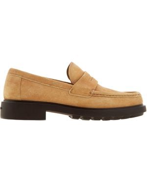Ferragamo Donny Suede Penny Loafers - Multicolour