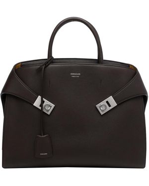 Ferragamo Hug Crossbody Bag - Black