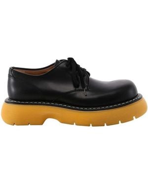 Bottega Veneta Bounce Lace-Up Shoes, Brand Size 43 Us - Black
