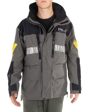 Polo Ralph Lauren Rlx Water Repellent Hooded Jacket - Gray