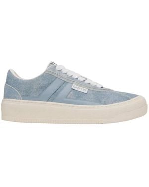Lanvin Cash Low-Top Sneakers, Brand Size 35 Us - Blue