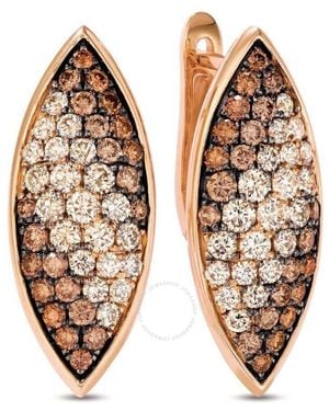 Le Vian Ladies Ombre Earrings Set - Brown