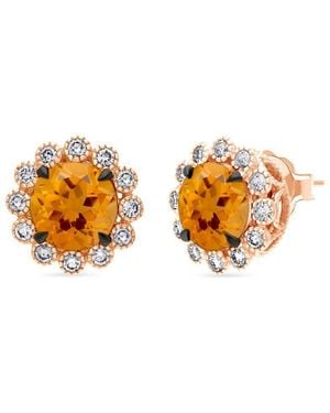 Le Vian Ladies Semi Precious Earrings Set - Orange