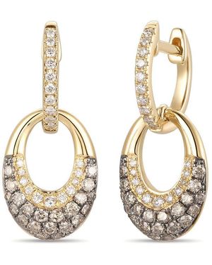 Le Vian Ladies Chocolate & Honey Earrings Set - Metallic