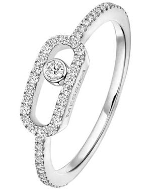 Messika Move Uno 18K Diamond Ring - Metallic