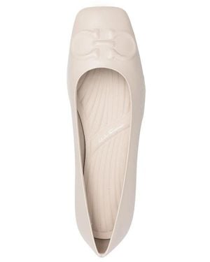 Ferragamo Ladies Trainers, Us - Natural