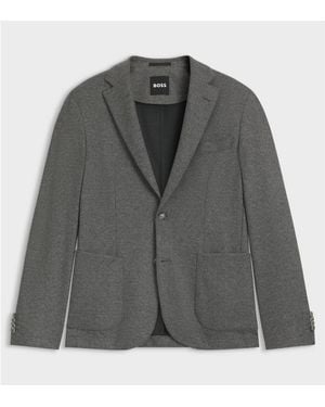 BOSS Hanry Slim-Fit Blazer, Brand Size 48 Us - Gray