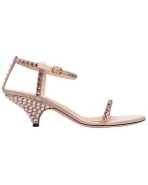 Bally Katy Crystal Embellished Heeled Sandals, Brand Size 36 Us - Pink