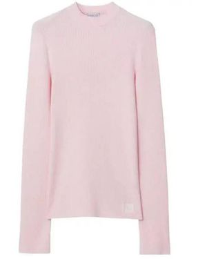 Burberry Ekd Wool Blend Jumper - Pink