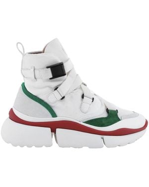 Chloé Sonnie High-Top Sneakers, Brand Size 39 Us - Green