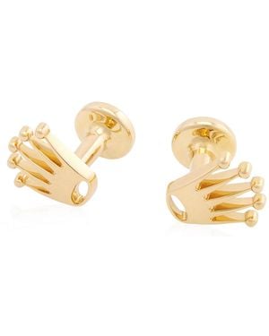 Rolex 18 Kt Crown Cufflinks - Metallic
