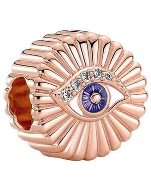 PANDORA 14K Rose-Plated All Seeing Eye Charm - Pink