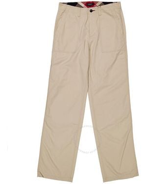 BLACK LABEL CRESTBRIDGE Straight-Leg Cotton Trousers, Brand Size 76 (Waist - Natural
