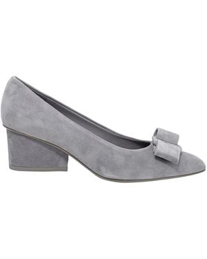 Ferragamo Ladies Heels, Us - Grey