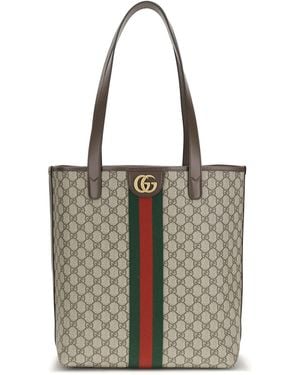 Gucci Medium Ophidia Shopping Bag - Grey