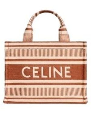 Celine Small Thais Canvas Tote - Pink
