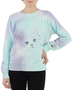 Marc Jacobs Ladies The Airbrushed Sweatshirt - Blue