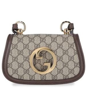 Gucci Blondie Mini Shoulder Bag - Grey