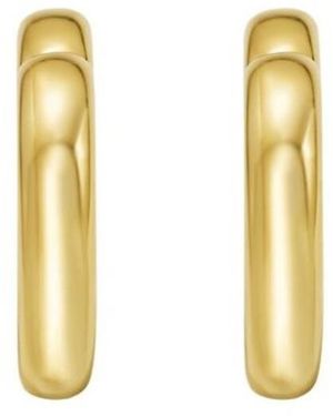 Tresorra Sterling Plated Open Heart Earring - Metallic