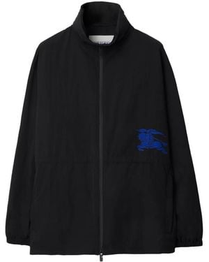 Burberry Equestrian Knight Motif Jacket - Black