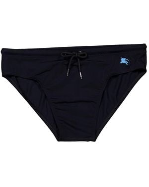 Burberry Ekd Drawstring Swim Brief - Black