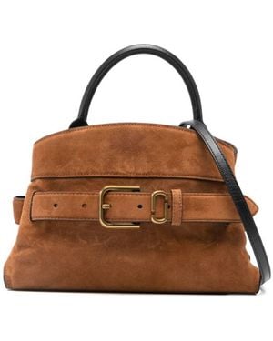 Marc Jacobs The Satchel Small Leather Sohulder Bag - Brown