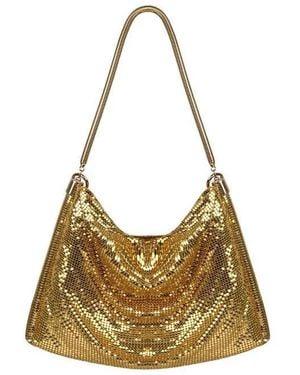 Rabanne Pixel Tube Shoulder Bag - Metallic