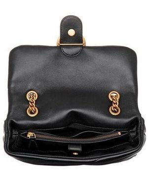 Pinko Lamb Leather Crossbody Bag - Black