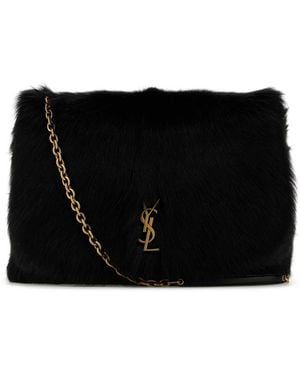 Saint Laurent Shearling Jamie 4.3 Shoulder Bag - Black