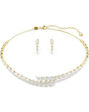 Swarovski Mesmera 18K Plated Marquise Cut Set - Metallic