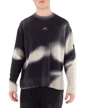 A_COLD_WALL* A Cold Wall Gradient Crew Knit Pullover Jumper - Black