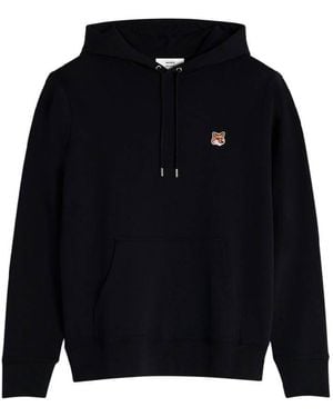 Maison Kitsuné Fox Head Patch Regular Hoodie - Blue