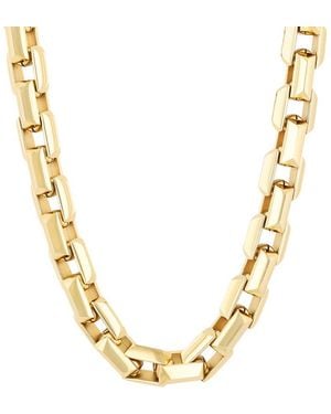 Robert Alton Stainless Steel With Finish Beveled Box Link Chain - Metallic