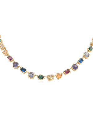 Swarovski Stilla Tennis Necklace - Brown