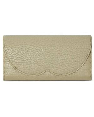 Burberry Equestrian Knight Chess Continetal Wallet - Grey