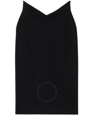 Burberry Octavia V-waist Pencil Skirt - Black