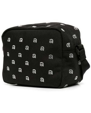 Alexander Wang Wangsport Crystal Logo Camera Bag Shoulder - Black