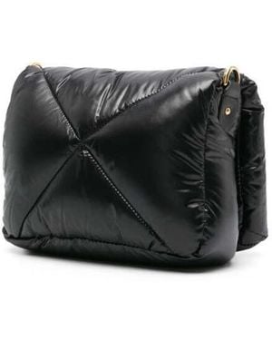Moncler Puf Twist-Lock Mini Crossbody Bag Shoulder - Black