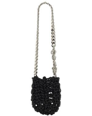 Kara Knot Shoulder Bag - Black