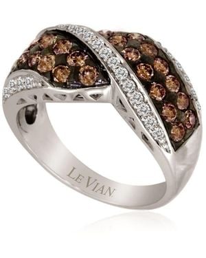 Le Vian Ladies Bypass Rings Set - Metallic