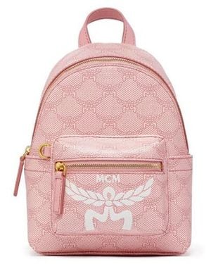 MCM Backpack Stark Lauretos - Pink
