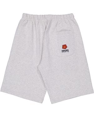 KENZO Elasticated Waist Sweat Shorts - Natural