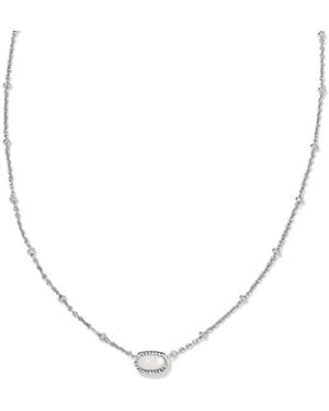 Kendra Scott Mini Elisa 14K-Plated Satellite Short Pendant Necklace - Metallic