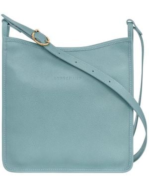 Longchamp Adjustable Shoulder Strap Crossbody Bag - Blue