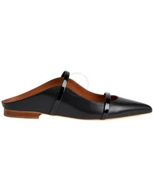 Malone Souliers Leather Flat Mules, Brand Size 36 (Us - Brown