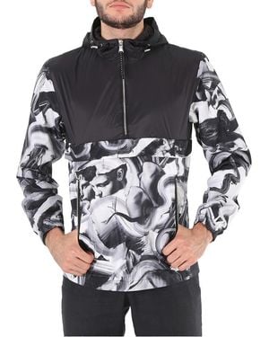 The Very Warm Hanover Printed Popover Jacket - Black
