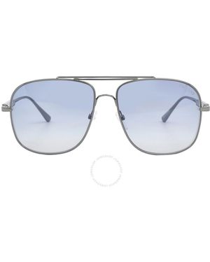 Tom Ford Jude Blue Gradient Navigator Sunglasses Ft0669 12w 60