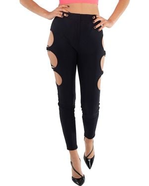 Burberry Cut Out Hook And Bar Leggings, Brand Size 6 (Us - Blue